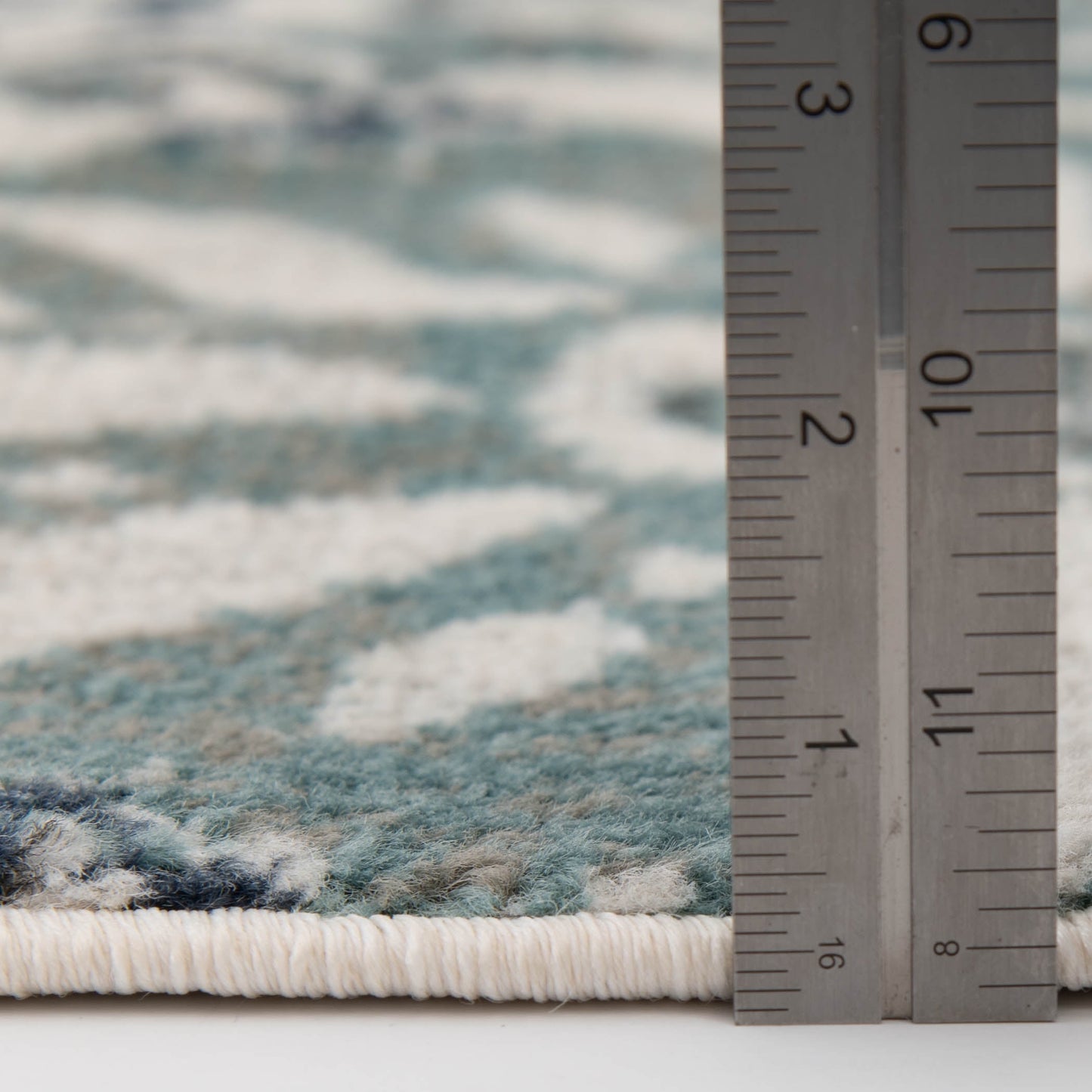 Mainstays Teal Medallion 3 Piece Indoor Area Rug Set