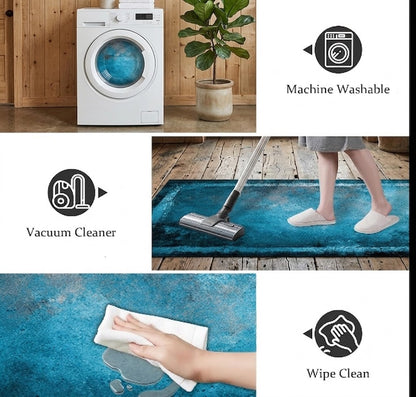 Farmhouse Striped Kitchen Rug Set