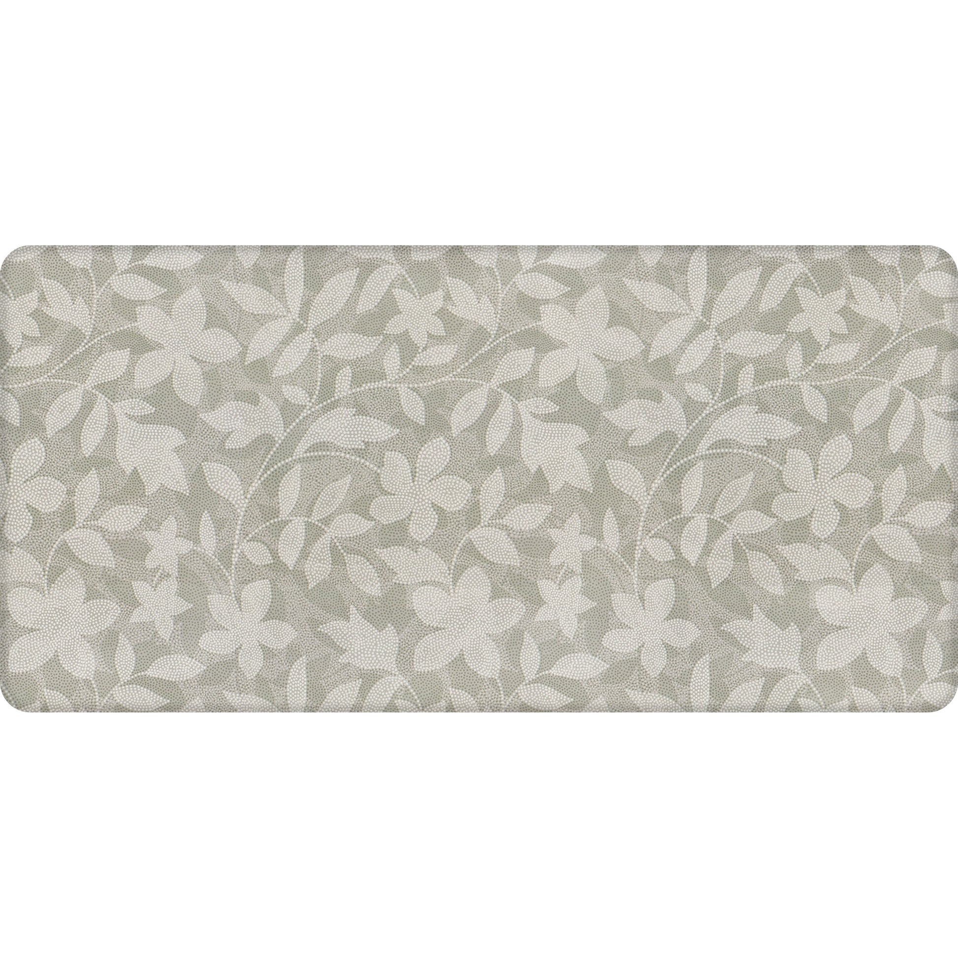 Apache Mills Cushion Comfort Multi-Color Floral Kitchen Anti-Fatigue Mat, 18" x 30" & 20" x 41", 2 pack