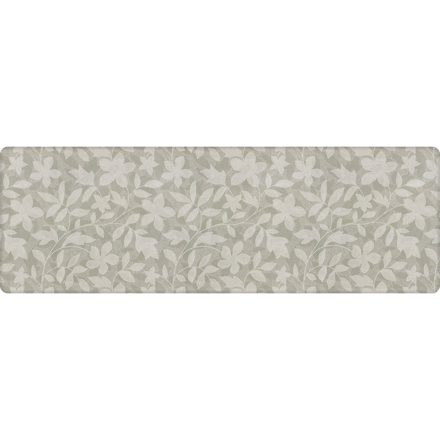 Apache Mills Cushion Comfort Multi-Color Floral Kitchen Anti-Fatigue Mat, 18" x 30" & 20" x 41", 2 pack