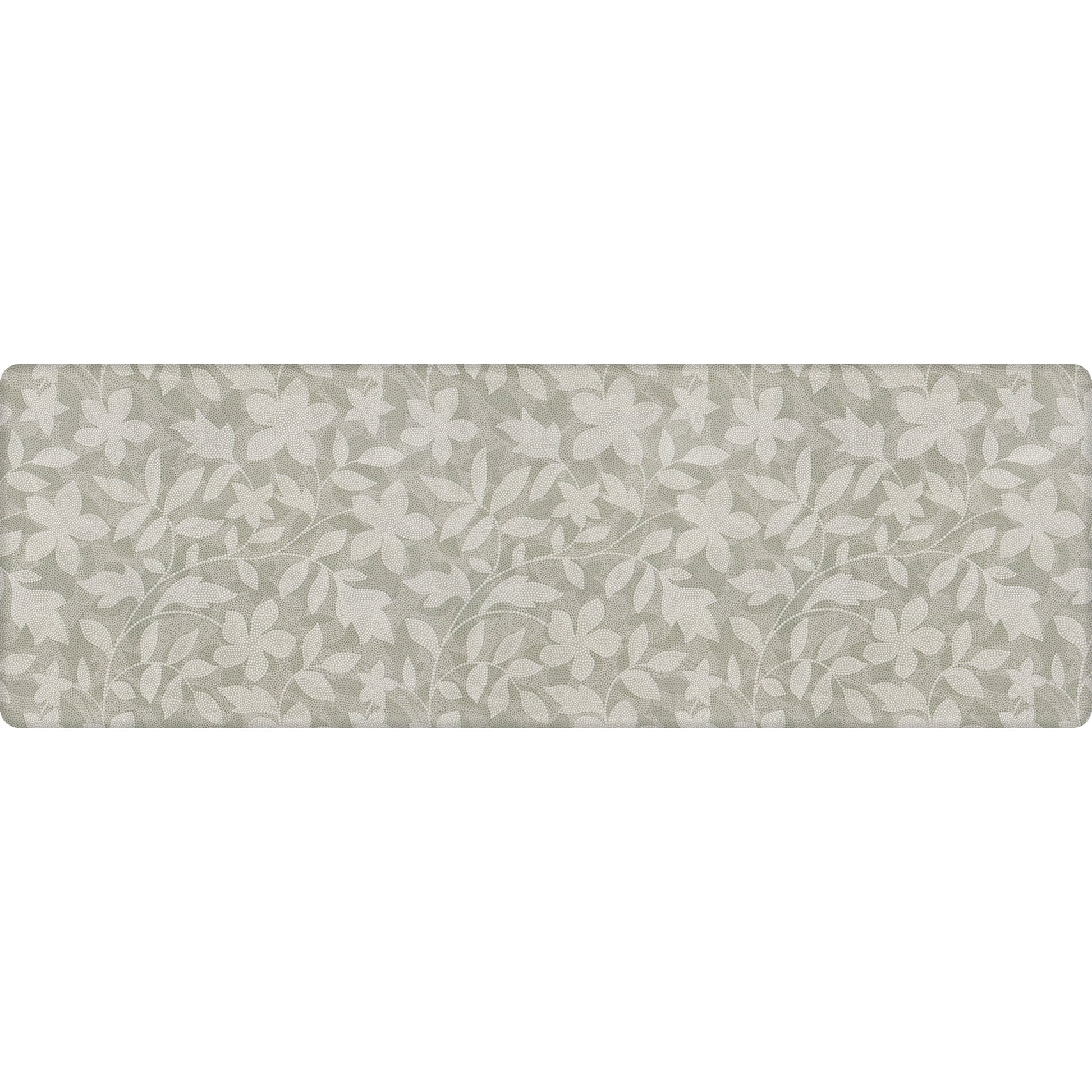 Apache Mills Cushion Comfort Multi-Color Floral Kitchen Anti-Fatigue Mat, 18" x 30" & 20" x 41", 2 pack