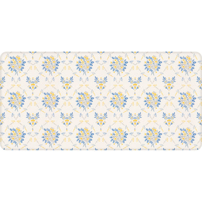 Apache Mills Cushion Comfort Multi-Color Floral Kitchen Anti-Fatigue Mat, 18" x 30" & 20" x 41", 2 pack