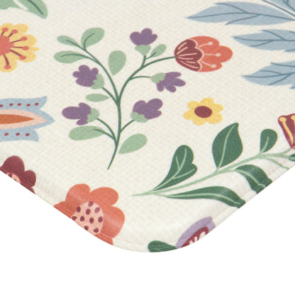 Apache Mills Cushion Comfort Multi-Color Floral Kitchen Anti-Fatigue Mat, 18" x 30" & 20" x 41", 2 pack